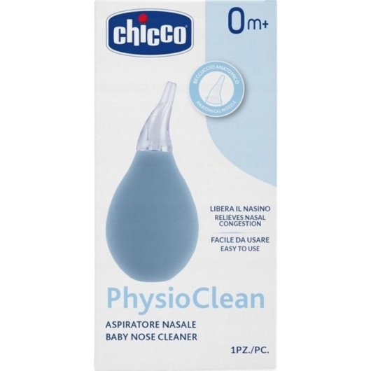 Aspirador nasal Chicco PhysioClean para bebés 0M+