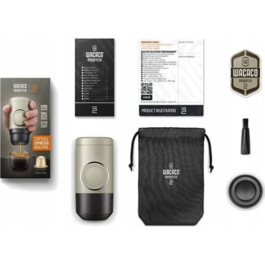 Cafetière à capsules Wacaco Minipresso NS2 18 bars portable manuelle