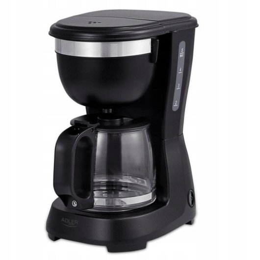 Caffettiera a filtro Adler AD 4381B 0,6 L con funzione antigoccia e mantenimento caldo