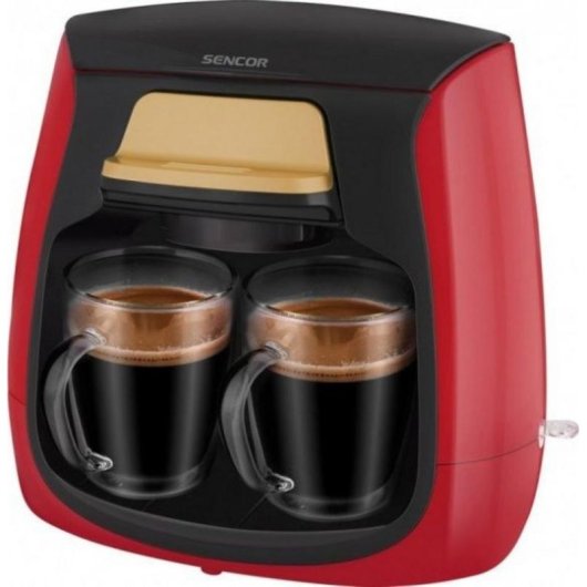 Filterkaffeemaschine Sencor SCE 2101RD 0,3 L 2 Tassen mit Warmhalteplatte