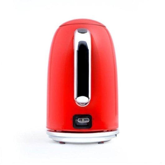 Bouilloire Livoo Dod180r 1,7 L Rouge Résistance Cachée Base 360° Filtre Anti-Calcaire
