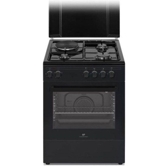 Cuisinière mixte Continental Edison CECM60FCB 3 gaz + 1 électrique 56L
