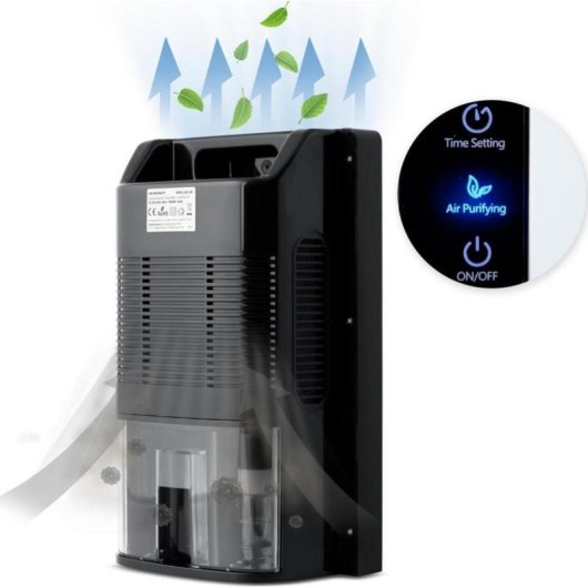 Déshumidificateur Berdsen BR-20 Noir 2L Hygrostat Lampe UV 90W