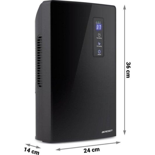 Deshumidificador Berdsen BR-20 2 L Higrostato UV Negro