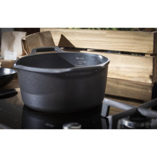 Casserola Tefal Robusto E24946 24 cm Aluminio Forjado Antiaderente Titânio