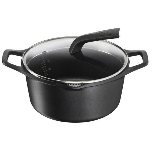 Casserola Tefal Robusto E24946 24 cm Aluminio Forjado Antiaderente Titânio