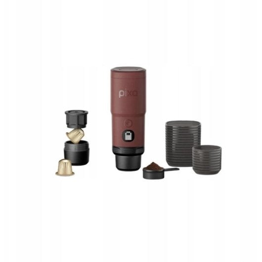 Cafetière expresso Wacaco Pixapresso 120 ml 20 Bars portable rouge