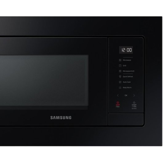 Microondas Samsung MG23A7318CK/E2 23 litros 800W con Grill Fry y Ceramic Inside