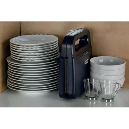 Sandwichmaker Ariete 1971/00 750W Grillfläche Schwarz Kompakt