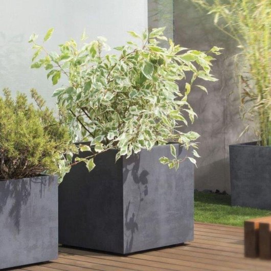 Bac Cubique Deroma Cube Millennium R Antracite 49 cm 80 L Double Paroi