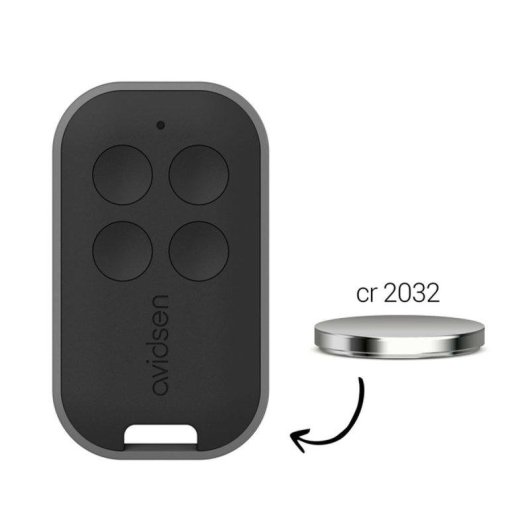 Mando a distancia Avidsen 114258 4 botones Rolling Code 433,92 MHz