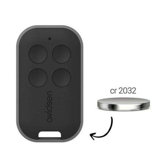 Mando a distancia Avidsen 114258 4 botones Rolling Code 433,92 MHz
