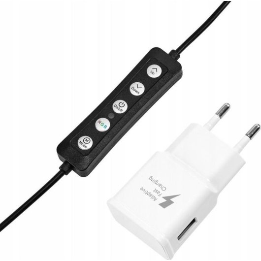 Luce ad Anello Activeshop GLOW 13 RGB 10W con Treppiede Regolabile