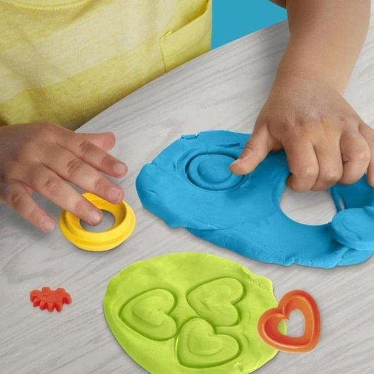 Set de modelage Play-Doh Starters Dino Shapes & Colours avec 6 pots pâte à modeler