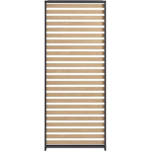 Estore em alumínio GAYA para pergola 229x93 cinza efeito madeira