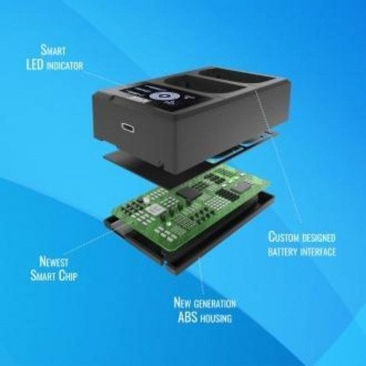 Newell FDL-USB-C Dual-Ladevorrichtung LCD für NP-BX1
