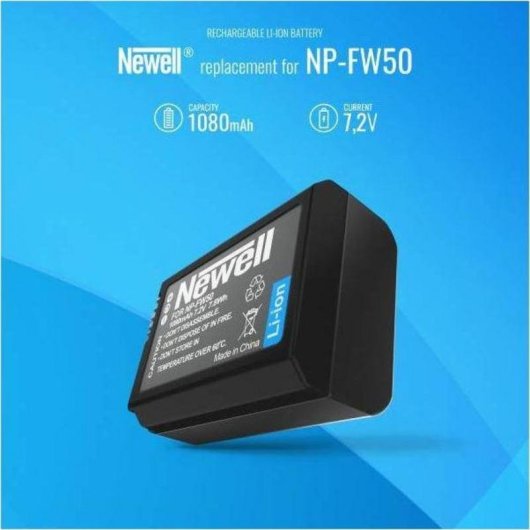 Batteria Newell NP-FW50 1080 mAh per Sony A7 A7R A7S