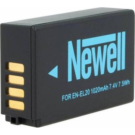 Batería Newell EN-EL20 compatible con Nikon 1 AW1, S1, J1, J2, J3, V3 y Coolpix A