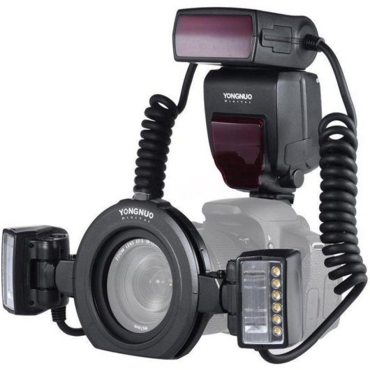 Flash LED Yongnuo YN24EX para Canon con TTL y modo manual