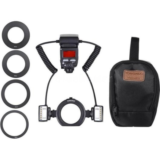 Flash LED Yongnuo YN24EX para Canon con TTL y modo manual