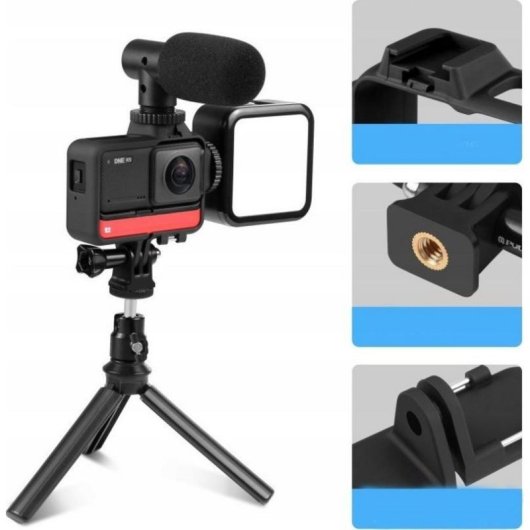 Cornice Puluz per Insta360 One RS 4K con 2 Piedi Froidi