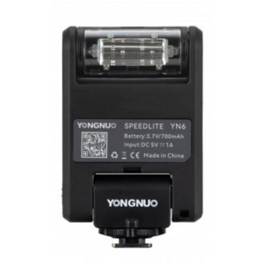 Blitzgerät Yongnuo YN6 Micro Kompakt Schwarz