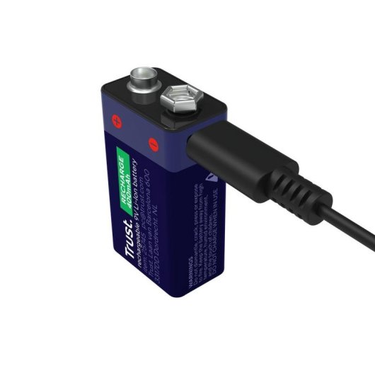 Pila Trust 25745 Recargable 9V USB-C