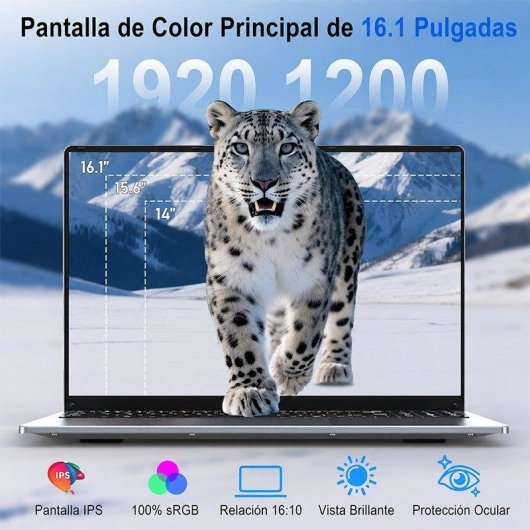 Portátil Moacreto Ul160 16" Intel Core i7-6500U 16GB 512GB SSD Windows 11 Pro