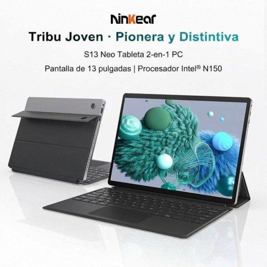 Ordinateur portable Ninkear S13 Neo 13" Intel N150 12GB 512GB Windows 11