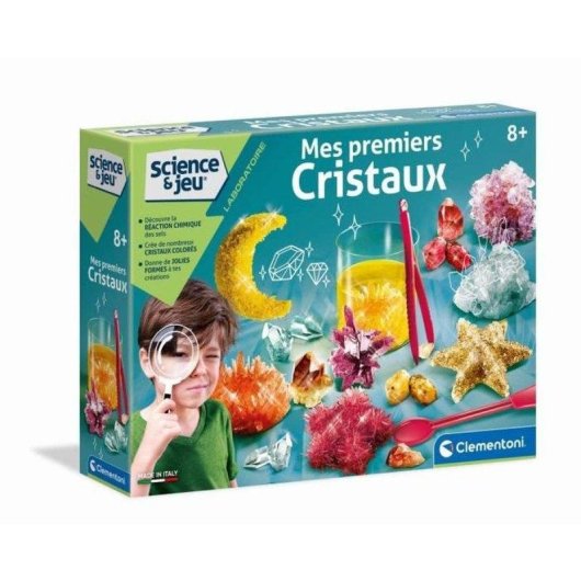 Kit de ciencia Clementoni Mis Primeros Cristales para niños desde 8 años