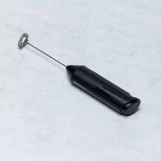 Elektrischer Milchaufschäumer KingHoff KH-1811 Schwarz kompakt und stark