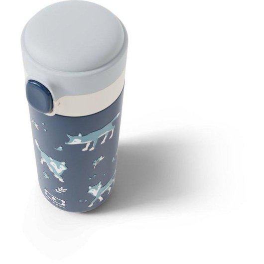 Bouteille Thermique Monbento Mb Pop Wolf 360 Ml Acier Inoxydable Double Paroi