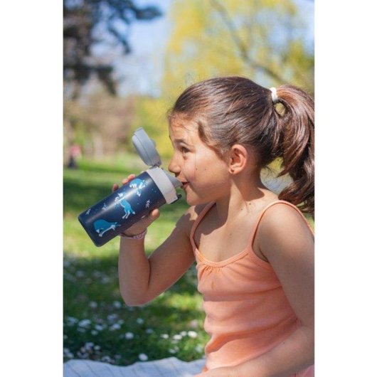 Bouteille Thermique Monbento Mb Pop Wolf 360 Ml Acier Inoxydable Double Paroi