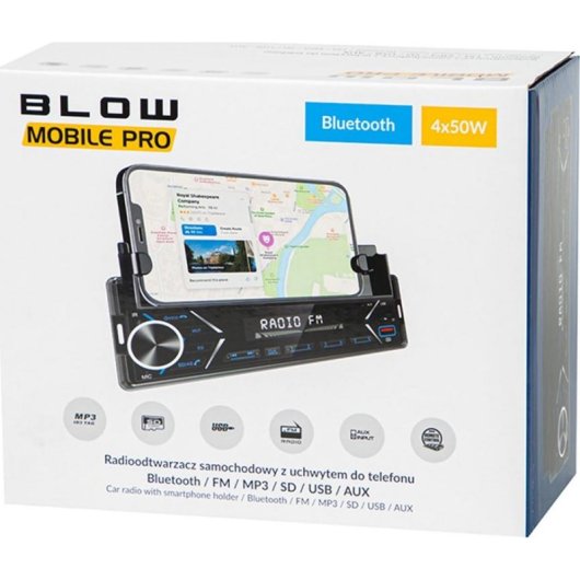 Radio de coche Blow MOBILE PRO 1DIN 4x50W Bluetooth