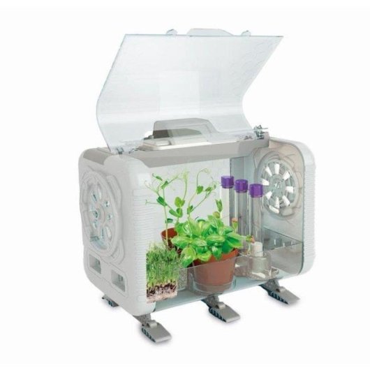 Invernadero Mini Educativo Clementoni Ma Serre High-Tech con Sensores LCD y 3 Métodos de Cultivo