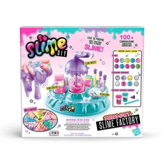 Kreativ-Set Slime ASMR Canal Toys - 10 Sensorische Slimen
