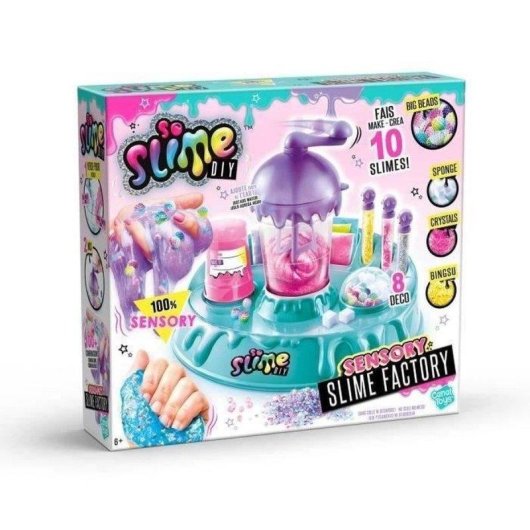 Kreativ-Set Slime ASMR Canal Toys - 10 Sensorische Slimen