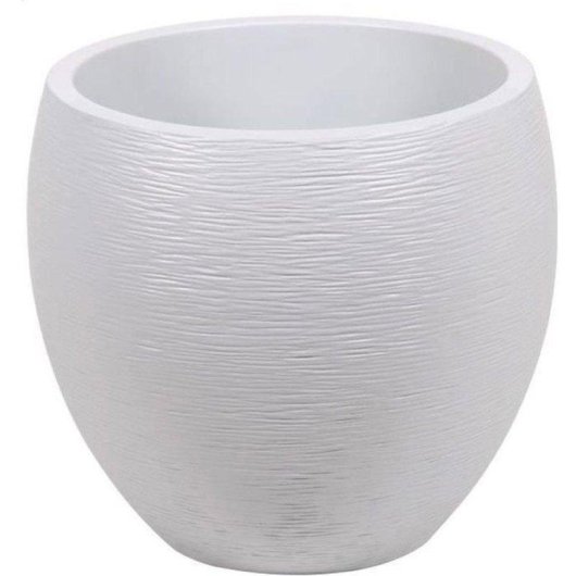 Macérier EDA Egg Graphit Ø50 cm 46 L Double Paroi Polypropylène Blanc Mate