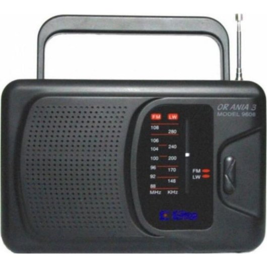 Rádio Eltra Ania 3 Portátil FM/LW Preto
