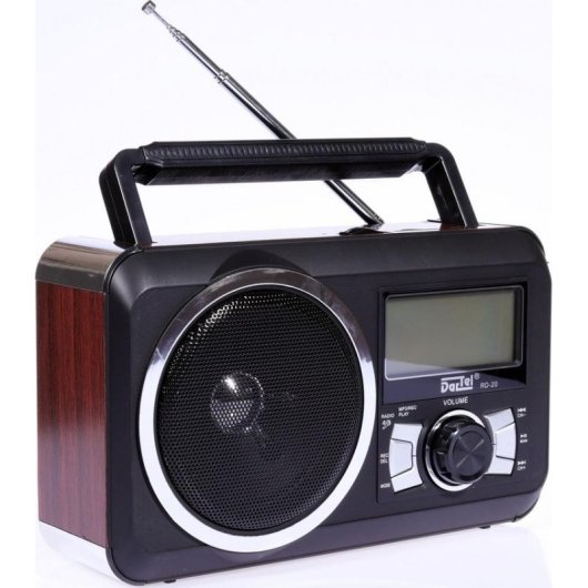 Radio portatile Dartel RD-20 FM display blu riproduzione MP3