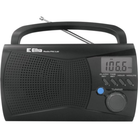 Radio Eltra Kinga 2 FM/LW Analitica con Orologio e Uscita Auricolari