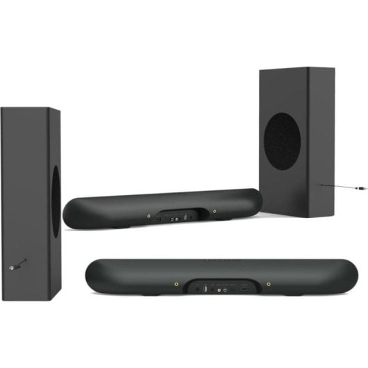 Mozos Cinema Soundbar 2.1 80W RMS Bluetooth 5.0 HDMI ARC USB