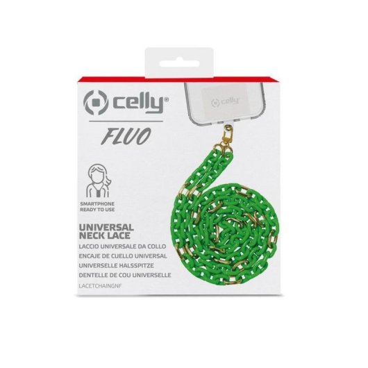Gancio Celly per Custodie e Accessori per Smartphone Verde