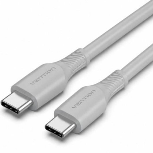 Cabo USB-C Vention TRVHF 1 m 60 W 480 Mbps cinza flexível