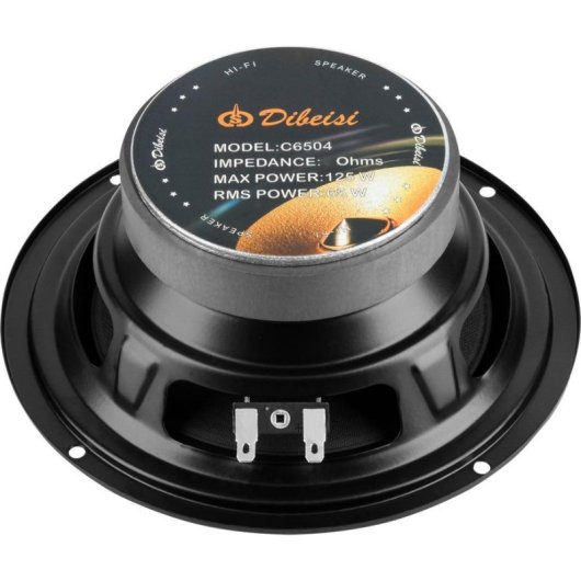 Haut-parleurs Dibeisi Medium 65W RMS 90dB 6,5" Noir