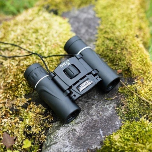 Binocolo Nils Camp NC1714 Compatti 10x Ottica Anti-Riflesso e Custodia