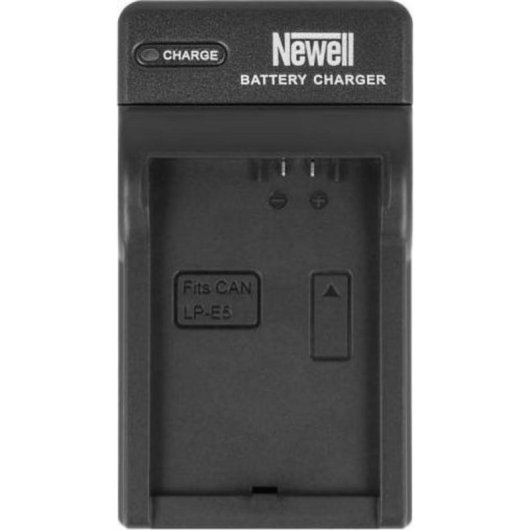 USB-Ladegerät Newell LP-E5 für Canon Akkus kompakt und zuverlässig