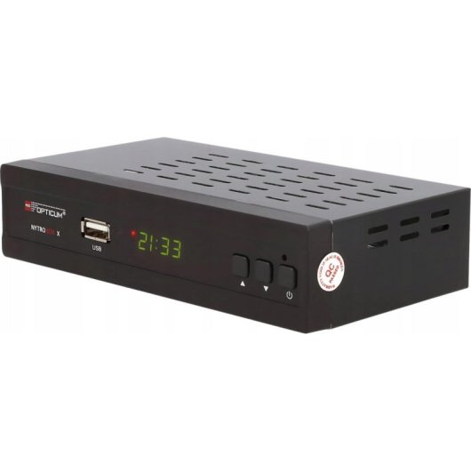 Tuner Opticum Nytrobox X DVB-T2/C H.265 Full HD 1080p