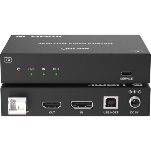 Extensor KVM Aten InLine 57885O DisplayPort 4K 10 km Fibra Óptica