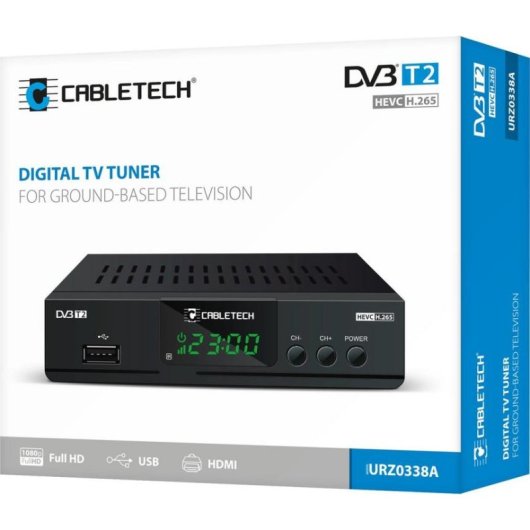 TV-Tuner Cabletech URZ0338A DVB-T2 H.265 HEVC Full HD